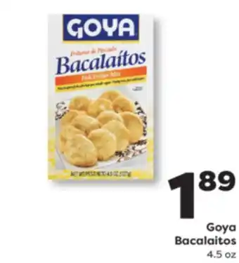 Weis Markets Goya Bacalaitos offer