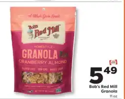Weis Markets Bob's Red Mill Granola offer