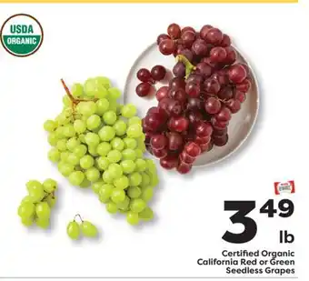 Weis Markets California Red or Green Seedless Grapes offer