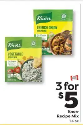 Weis Markets Knorr Recipe Mix offer