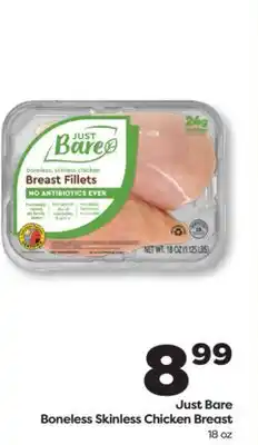 Weis Markets Just Bare Boneless Skinless Chicken Breast offer