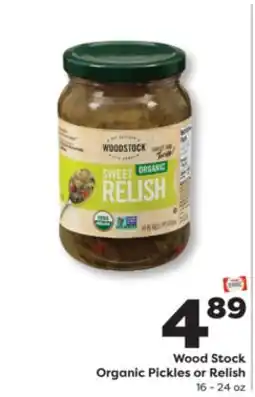 Weis Markets Wood Stock Organic Pickles or Relish offer
