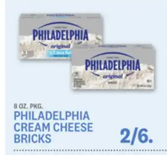 Kings Food Markets PHILADELPHIA CREAM CHEESE BRICKS offer