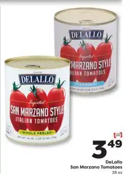 Weis Markets DeLallo San Marzano Tomatoes offer