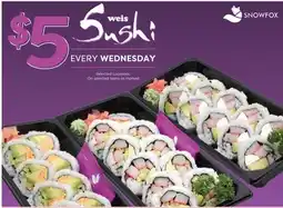 Weis Markets Sushi offer