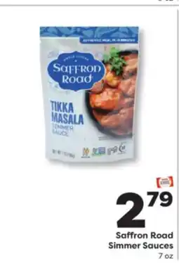 Weis Markets Saffron Road Simmer Sauces offer