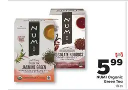Weis Markets NUMI Organic Green Tea offer
