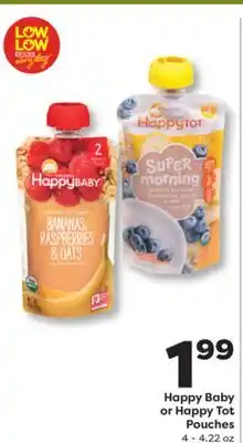 Weis Markets Happy Baby or Happy Tot Pouches offer