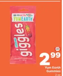 Weis Markets Yum Earth Gummies offer