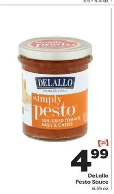 Weis Markets DeLallo Pesto Sauce offer