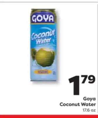 Weis Markets Goya Coconut Water offer