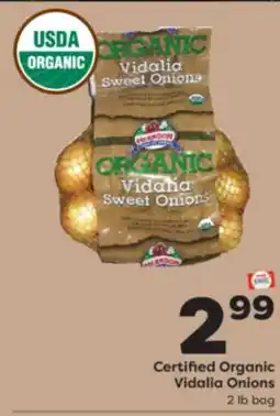 Weis Markets Certified Organic Vidalia Onions offer