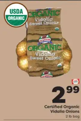 Weis Markets Certified Organic Vidalia Onions offer