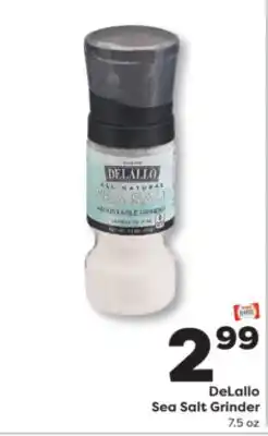 Weis Markets DeLallo Sea Salt Grinder offer