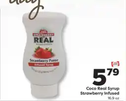 Weis Markets Coco Real Syrup Strawberry Infused offer