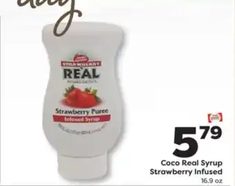Weis Markets Coco Real Syrup Strawberry Infused offer
