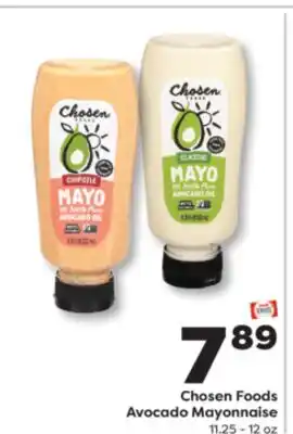 Weis Markets Chosen Foods Avocado Mayonnaise offer