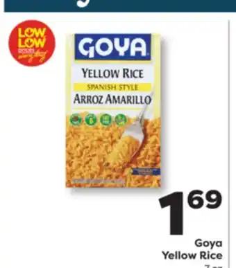 Weis Markets Goya Yellow Rice offer