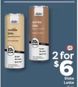 Weis Markets Slate Latte offer