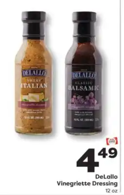 Weis Markets DeLallo Vinegriette Dressing offer