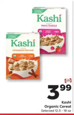 Weis Markets Kashi Organic Cereal offer