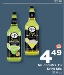 Weis Markets Mr. and Mrs. T's Drink Mix offer