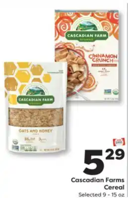 Weis Markets Cascadian Farms Cereal offer