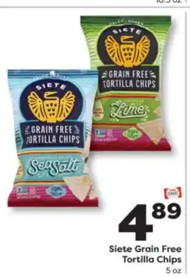Weis Markets Siete Grain Free Tortilla Chips offer
