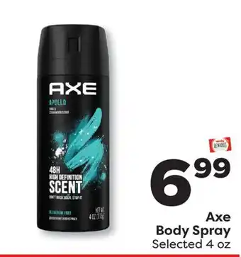 Weis Markets Axe Body Spray offer
