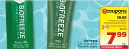 Weis Markets Biofreeze offer