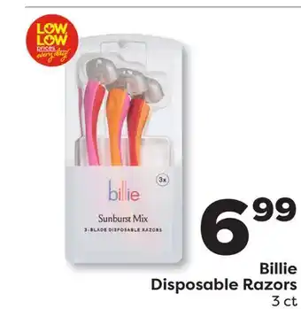 Weis Markets Billie Disposable Razors offer