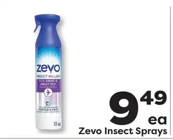 Weis Markets Zevo Insect Sprays offer