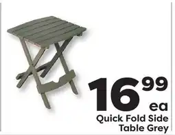 Weis Markets Quick Fold Side Table Grey offer