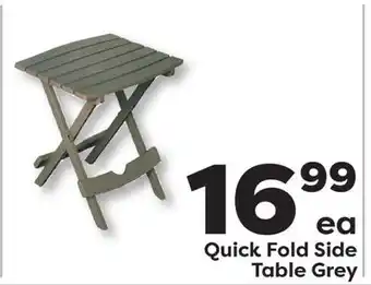 Weis Markets Quick Fold Side Table Grey offer