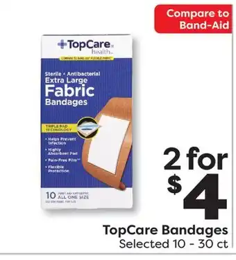 Weis Markets TopCare Bandages offer