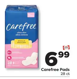 Weis Markets Carefree Pads offer
