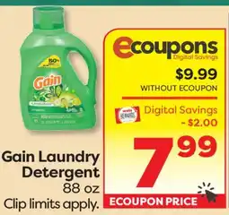 Weis Markets Gain Laundry Detergent offer