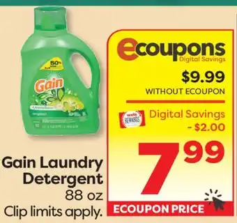 Weis Markets Gain Laundry Detergent offer