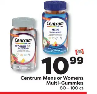 Weis Markets Centrum Mens or Womens Multi-Gummies offer