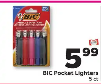 Weis Markets BIC Pocket Lighters offer