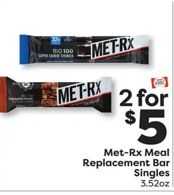 Weis Markets Met-Rx Meal Replacement Bar Singles offer