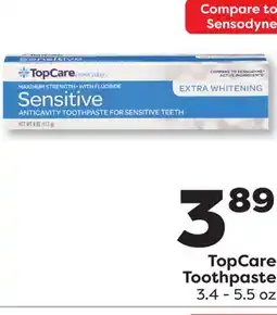 Weis Markets TopCare Toothpaste offer