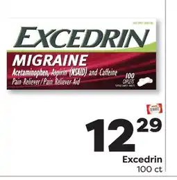 Weis Markets Excedrin offer