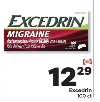 Weis Markets Excedrin offer