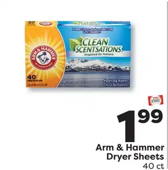 Weis Markets Arm & Hammer Dryer Sheets offer