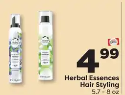 Weis Markets Herbal Essences Hair Styling offer