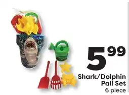 Weis Markets Shark/Dolphin Pail Set offer