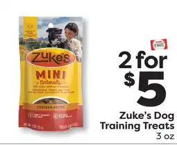 Weis Markets Zuke's Dog Training Treats offer