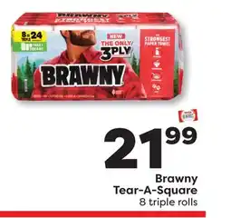 Weis Markets Brawny Tear-A-Square offer