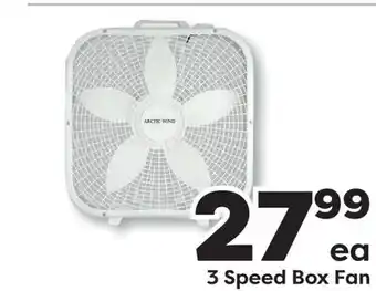 Weis Markets 3 Speed Box Fan offer